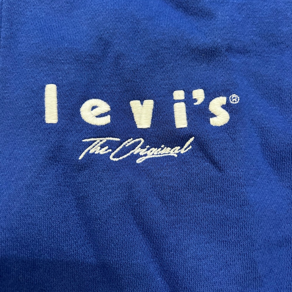 Levi's Men's Relaxed Graphic 1/4 Zip Pocket Hoodie size M - Picture 4 of 8